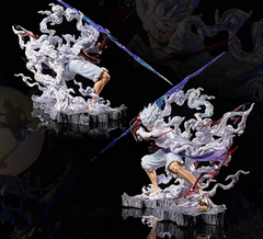 Luffy Gear 5 One Piece Anime Thunder Heavy Quality Action figure-28cm