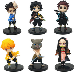 Demon Slayer Anime 6pcs Set Action Figure-6cm
