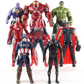 Avengers 8pcs Set Action Figure 18cm (Moveable)