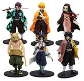 Demon Slayer Anime 6pcs Character Set Action Figure-15cm