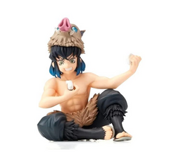 Inosuke Demon Slayer Anime Sitting Action Figure 14cm