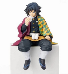Giyu Tomioka Demon Slayer Anime Sitting Action Figure 14cm