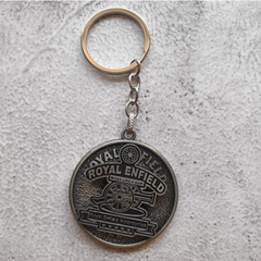 Bullet Bike Spinning Metal keychain