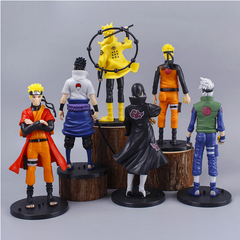 Naruto Anime 6 Character Set Action Figure-17cm
