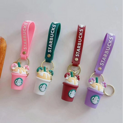 Starbucks Glasses 3D Keychain (12 Pcs Packet)