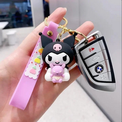 Kuromi Cartoon 3D Keychain (12pcs Packet)