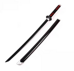 Red&black Satoman Tanjiro Demon slayer Anime Kaigaku Sword 104cm
