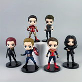 Avengers 6pcs Set Action Figure 10cm