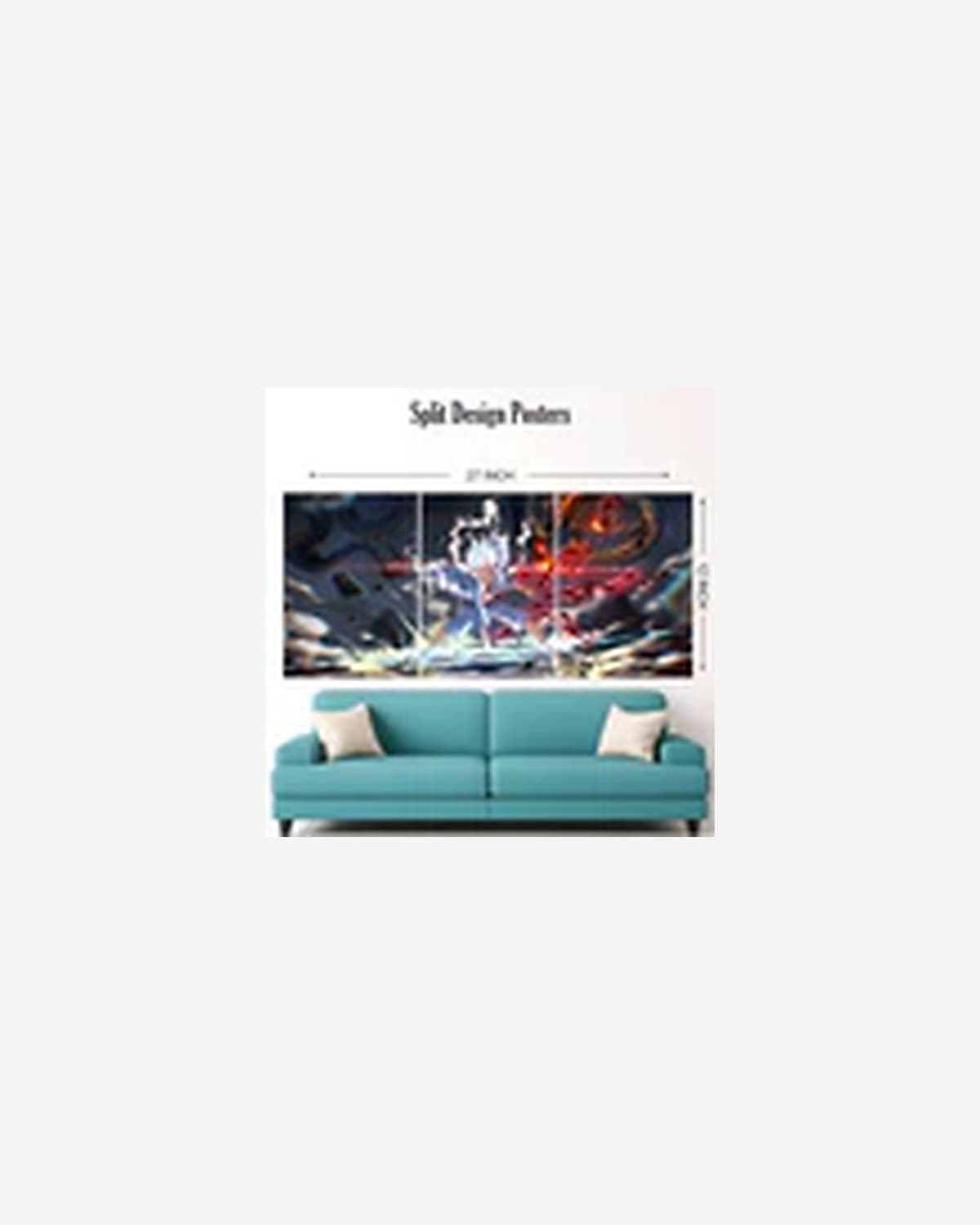 Gear 5 Luffy Split Posters — Pack of 3