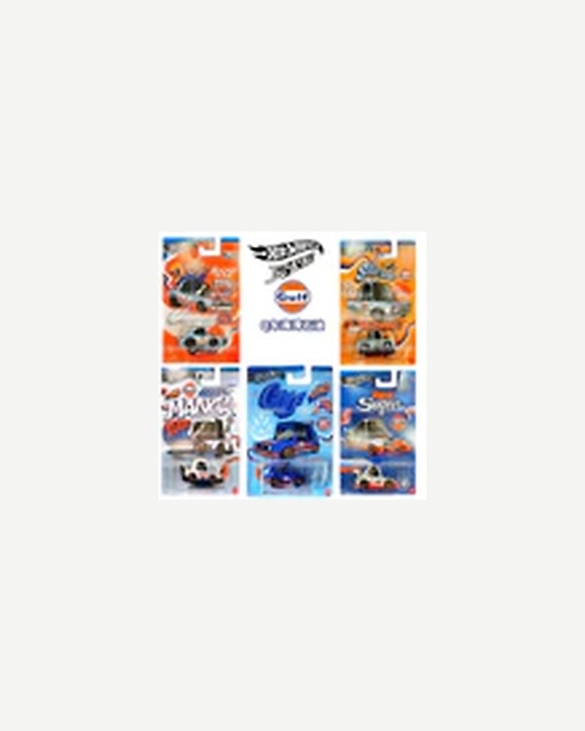 Hot Wheels Gulf Tour — Silver Series 10-Car Box