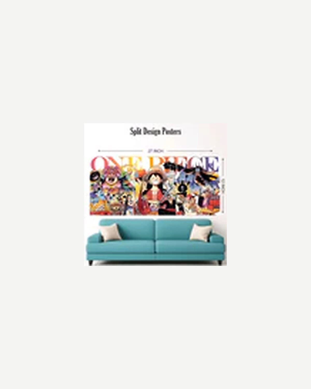 Luffy Mix Split Posters — Pack of 3
