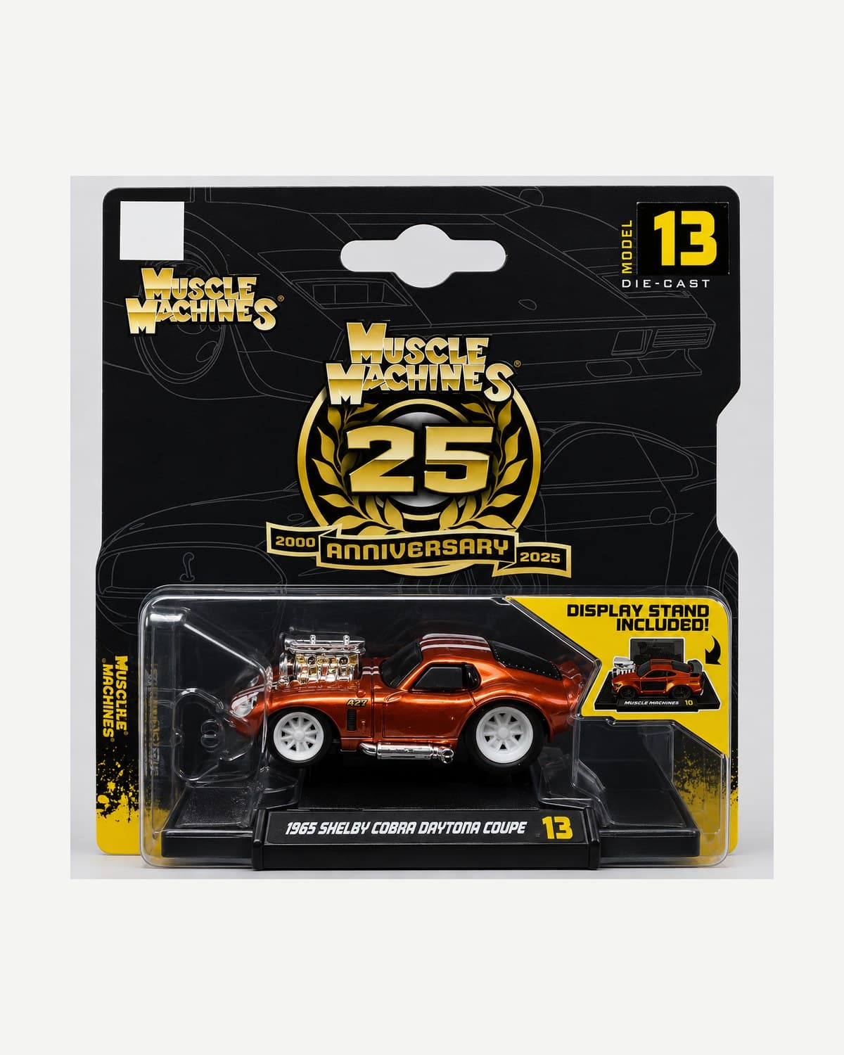 Maisto Muscle Machines 1:64 1965 Shelby Daytona Coupe