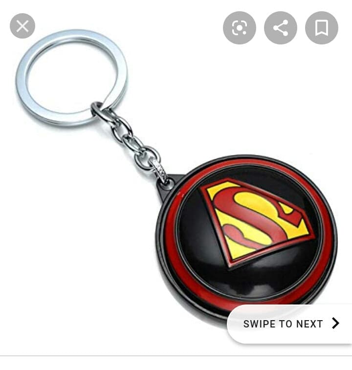 Superman Rotating Keychain