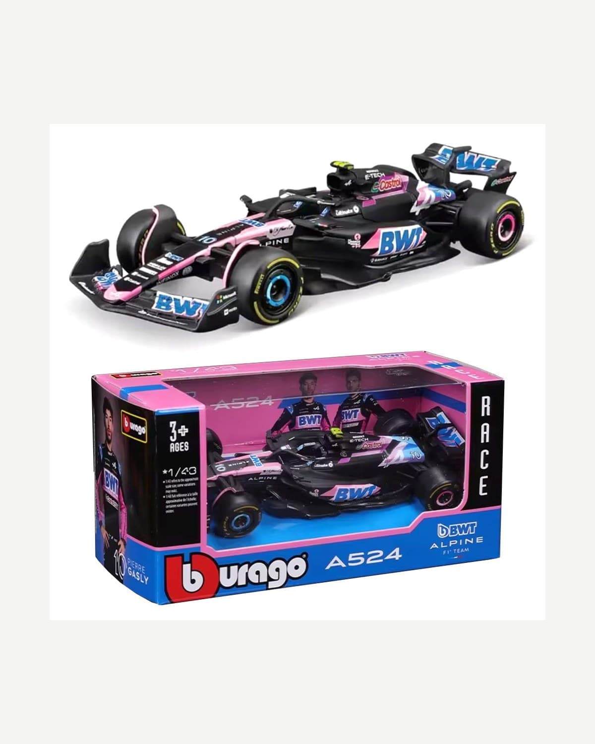 Bburago 1:43 F1 #10 Pierre Gasly