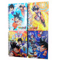 Anibox Spiral Notebooks (Set of 4) – A5 Size Anime Ruled Diary / Notebook