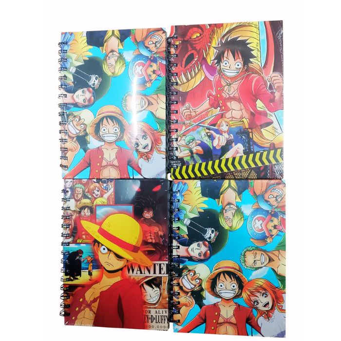 Anibox Spiral A5 Notebook Set (Pack of 4)