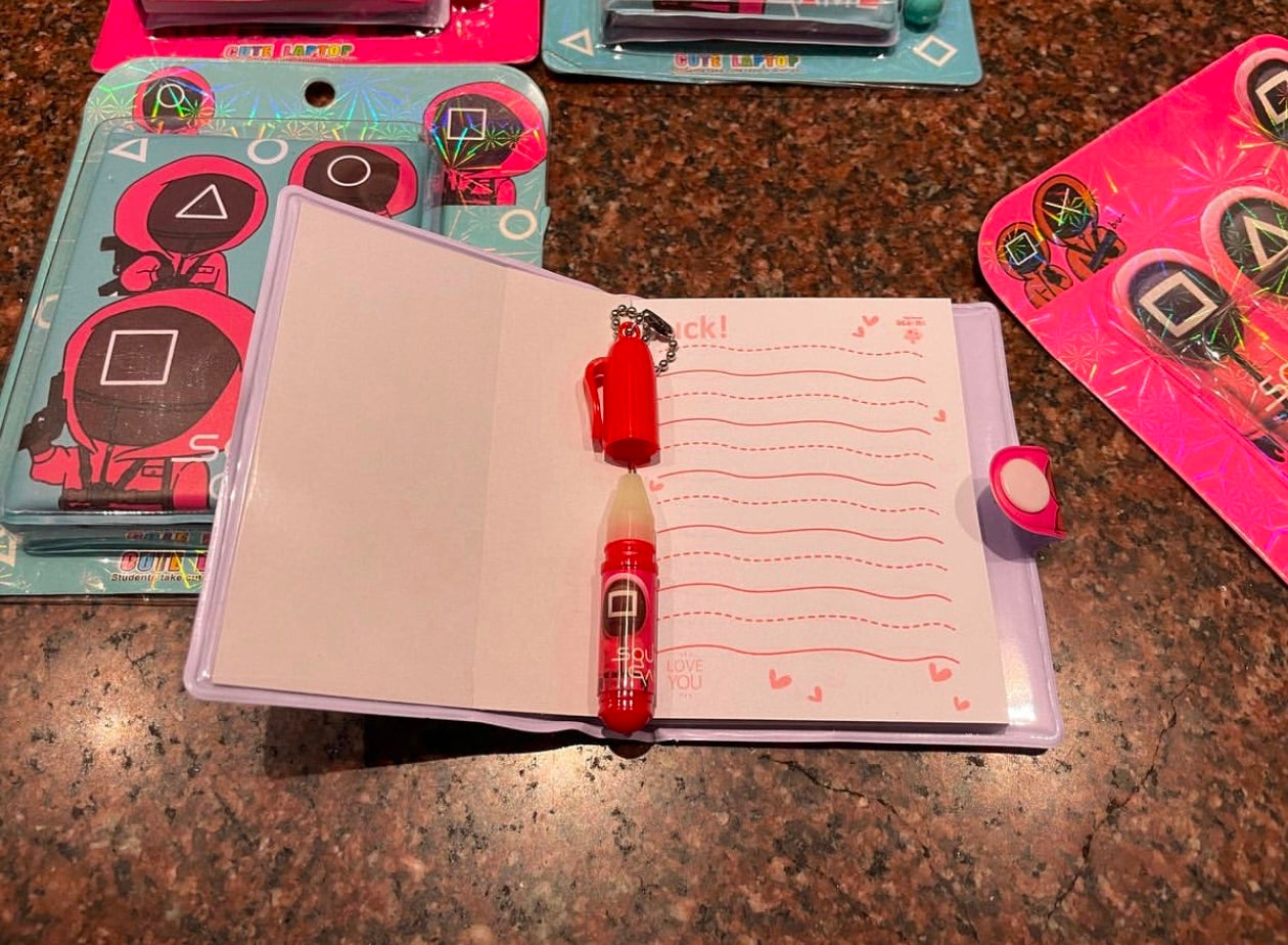Anibox Mini-Diary with Mini-Ballpoint Pen Gift Set