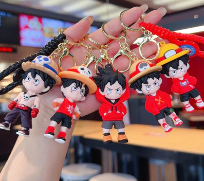 Luffy One Piece Anime 3D Keychain (12pcs Packet)