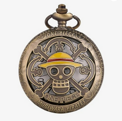 One Piece Anime Pocket Watch Keychain