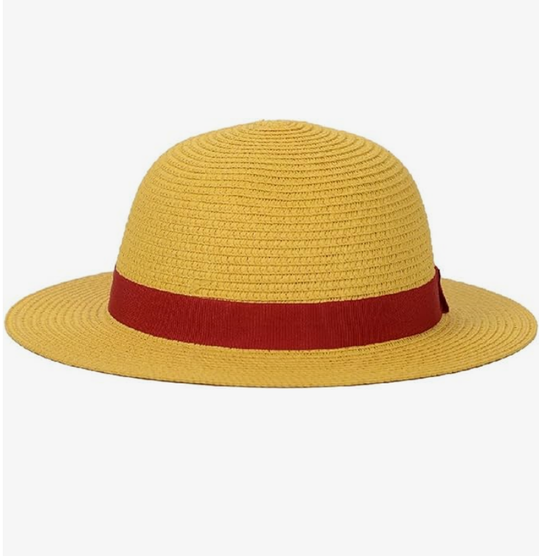 Luffy Straw Hat One Piece Anime Unisex Adult Size