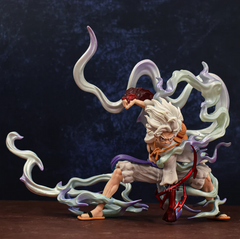 Luffy Gear 5 One Piece Anime Flames Action Figure 24cm