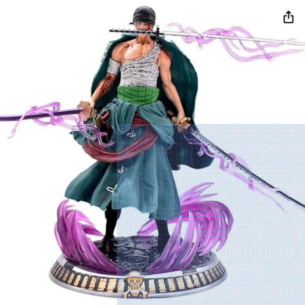 Zoro One Piece Anime Three Sword Action Figure 21cm (Blister Packing)