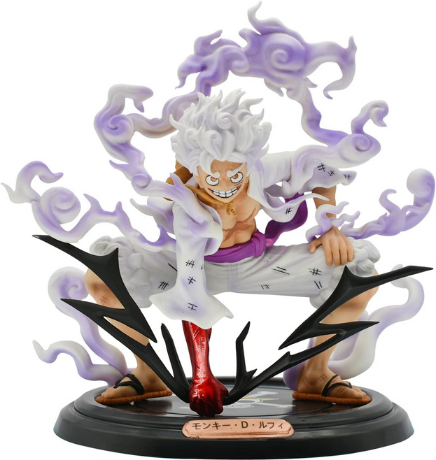 Luffy Gear 5 One Piece Anime With Black Base Action Figure- 20cm