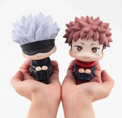 Gojo and Itadori Jujutsu Kaisen sitting combo Action Figure- 10cm