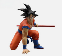 Goku on Knee With Stick Dragon Ball Anime Action Figure- 17cm