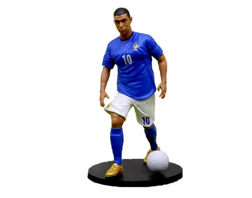 Mbappe Footballer Blue Jersey Action Figure- 18cm