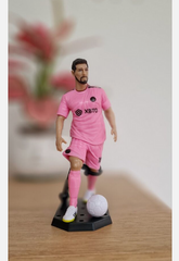 Messi Footballer Pink Jersey Action Figure- 18cm