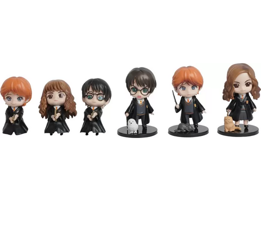 Harry Potter 6pcs Set Action Figure- 8cm