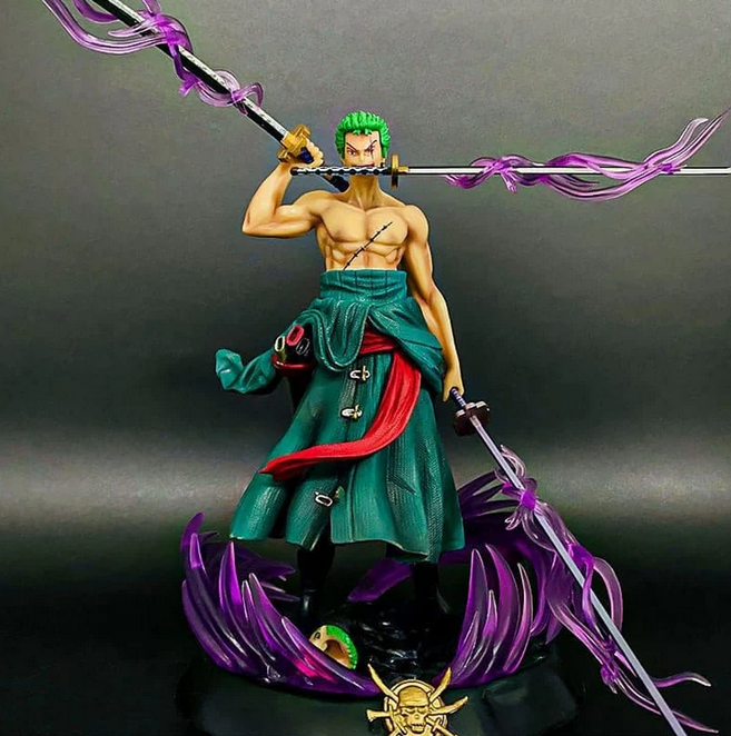 Roronoa Zoro One Piece Anime Standing Action Figure- 24cm