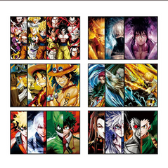 Anime 3D Poster 10pcs Random Design