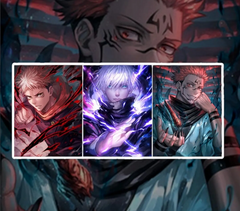 Jujutsu Kaisen 3D Poster (Pack Of 5)