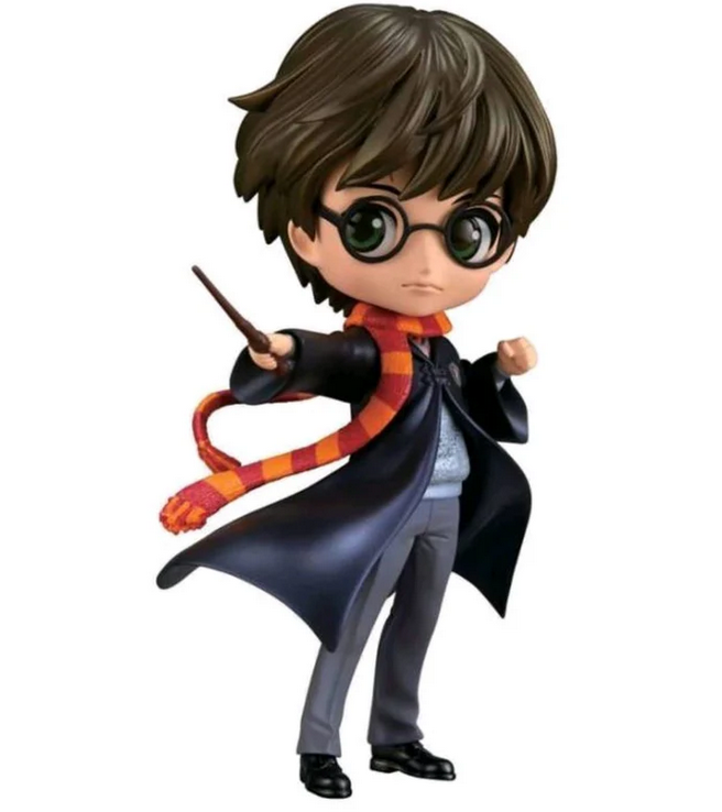 Harry Potter With Wand Q-Posket 15cm