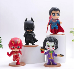 DC Characters 4pcs Set 10cm Action Figure