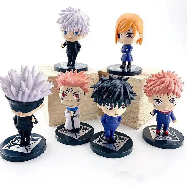 Jujutsu Kaisen Miniature 6pcs Figure Set 10cm