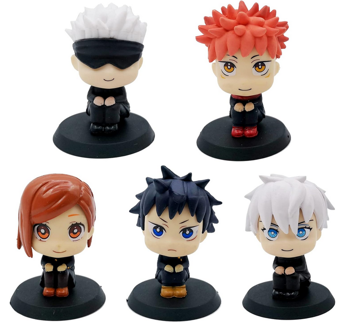 Jujutsu Kaisen Miniature 5pcs Figure Set 6.5cm