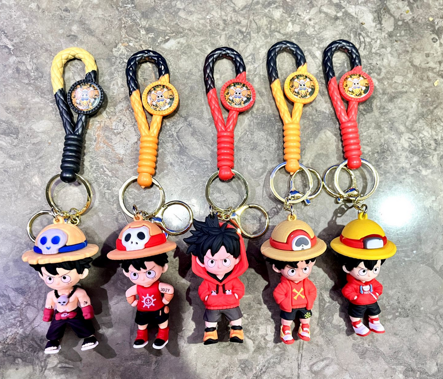 Luffy One Piece Anime 3D Keychain(12pcs Packet)