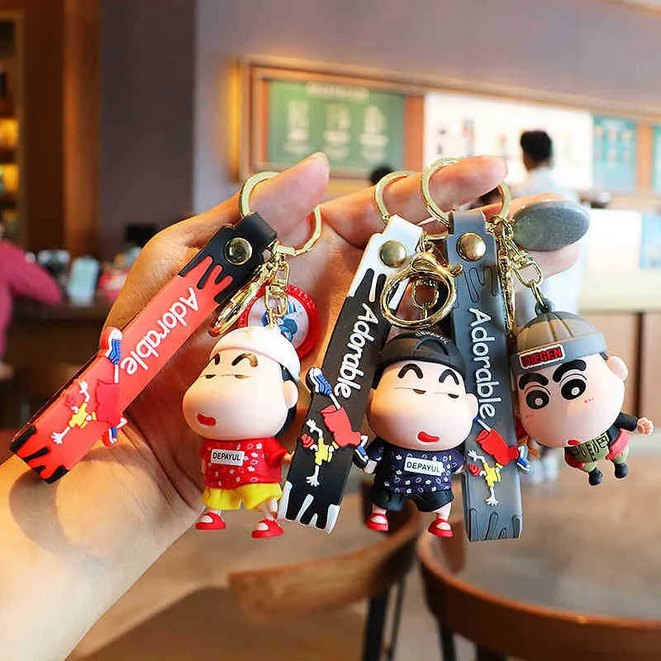 New Style Shin Chan 3D Keychain (12pcs Packet)