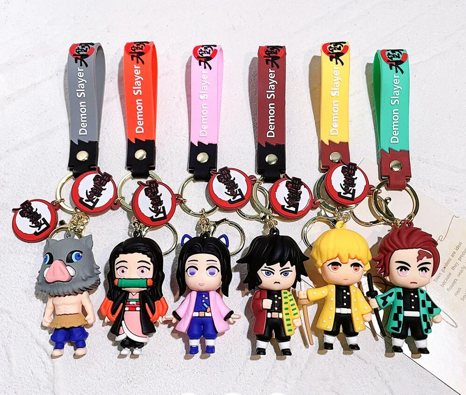 Demon Slayer Anime 3D Keychain (12pcs Packet)