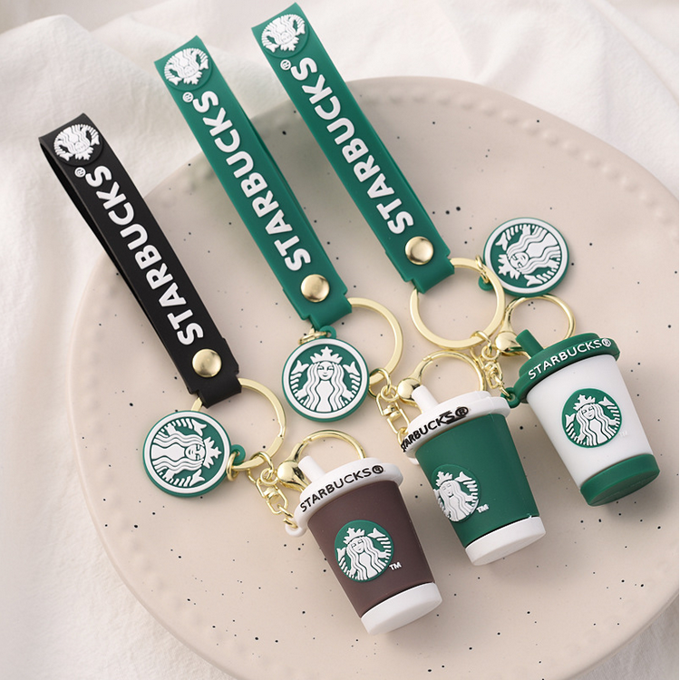 Starbucks Glasses 3D Keychain (12 Pcs Packet) 