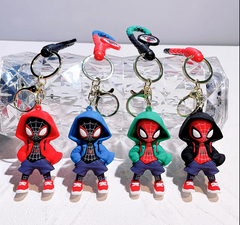 Spiderman Rope Strap 3D Keychain (12 Pcs Packet)