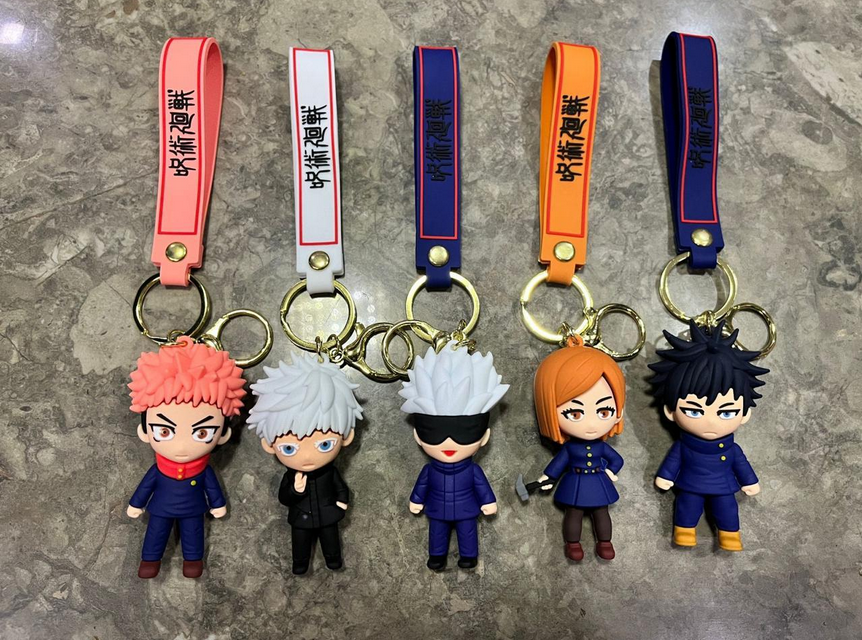 Jujutsu Kaisen characters 3D Keychain (12 Piece in Packet)