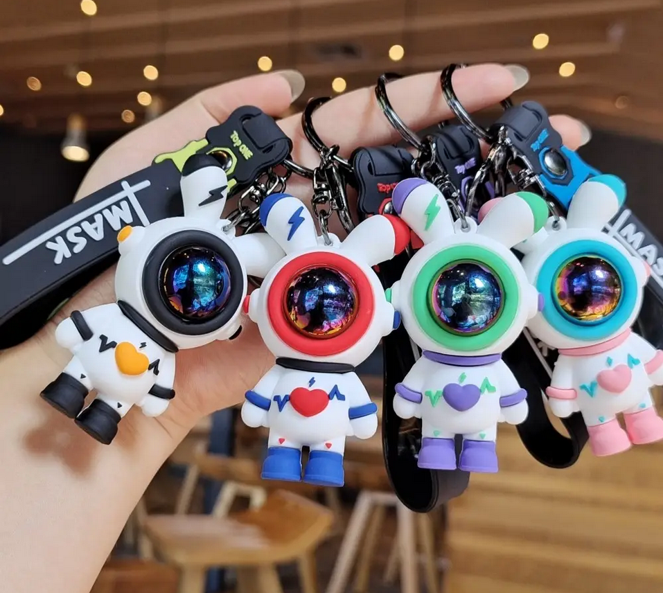 Astronaut 3D Keychain (12pcs Packet)