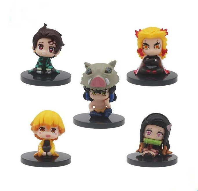 Demon Slayer Anime 15pcs Set Action Figure-6-7cm