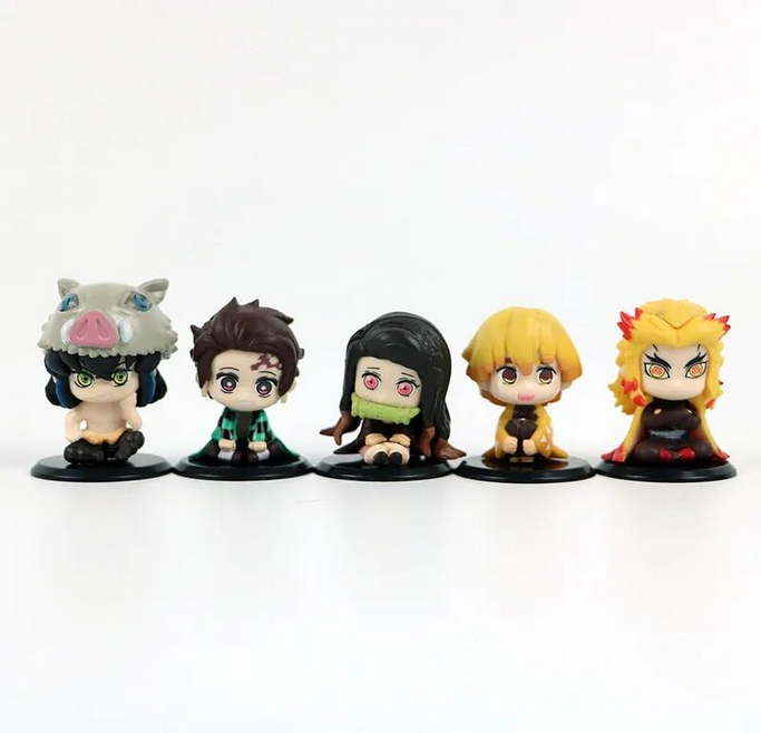 Demon Slayer Anime 15pcs Set Action Figure-6-7cm