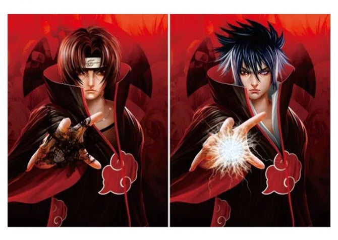 Itachi Uchiha Naruto Anime 3D Poster (Pack Of 5)