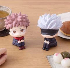Gojo and Itadori Jujutsu Kaisen sitting combo Action Figure- 10cm